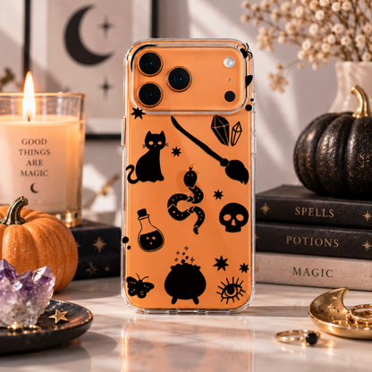 Witch Craft Clear Phone Case