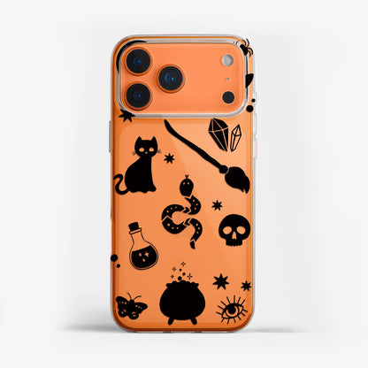 Witch Craft Clear Phone Case