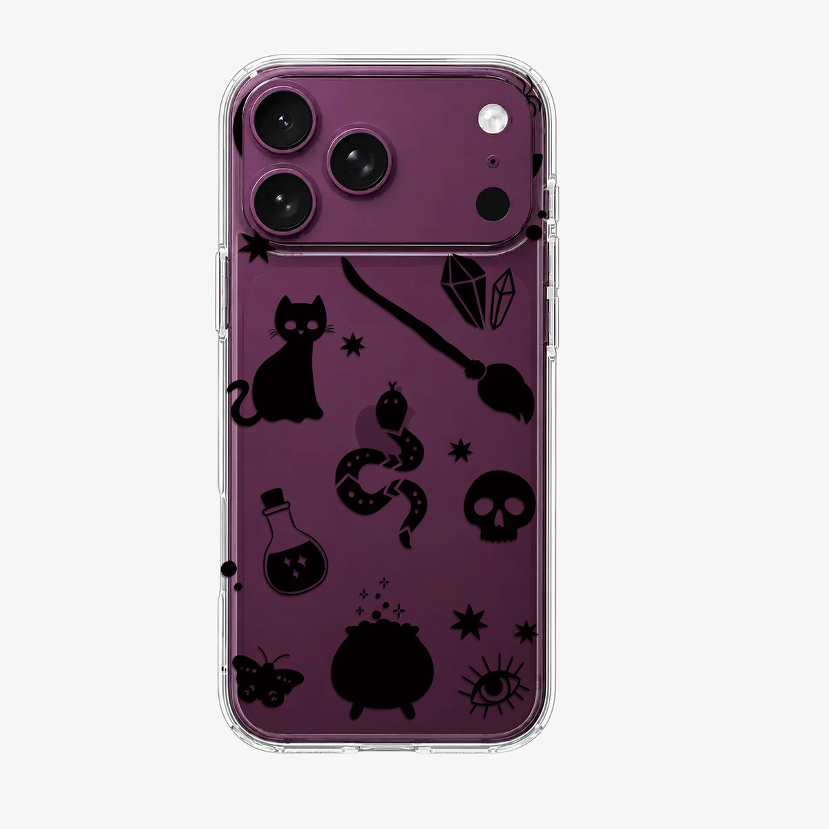 Witch Craft Clear Phone Case