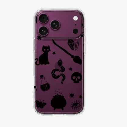 Witch Craft Clear Phone Case