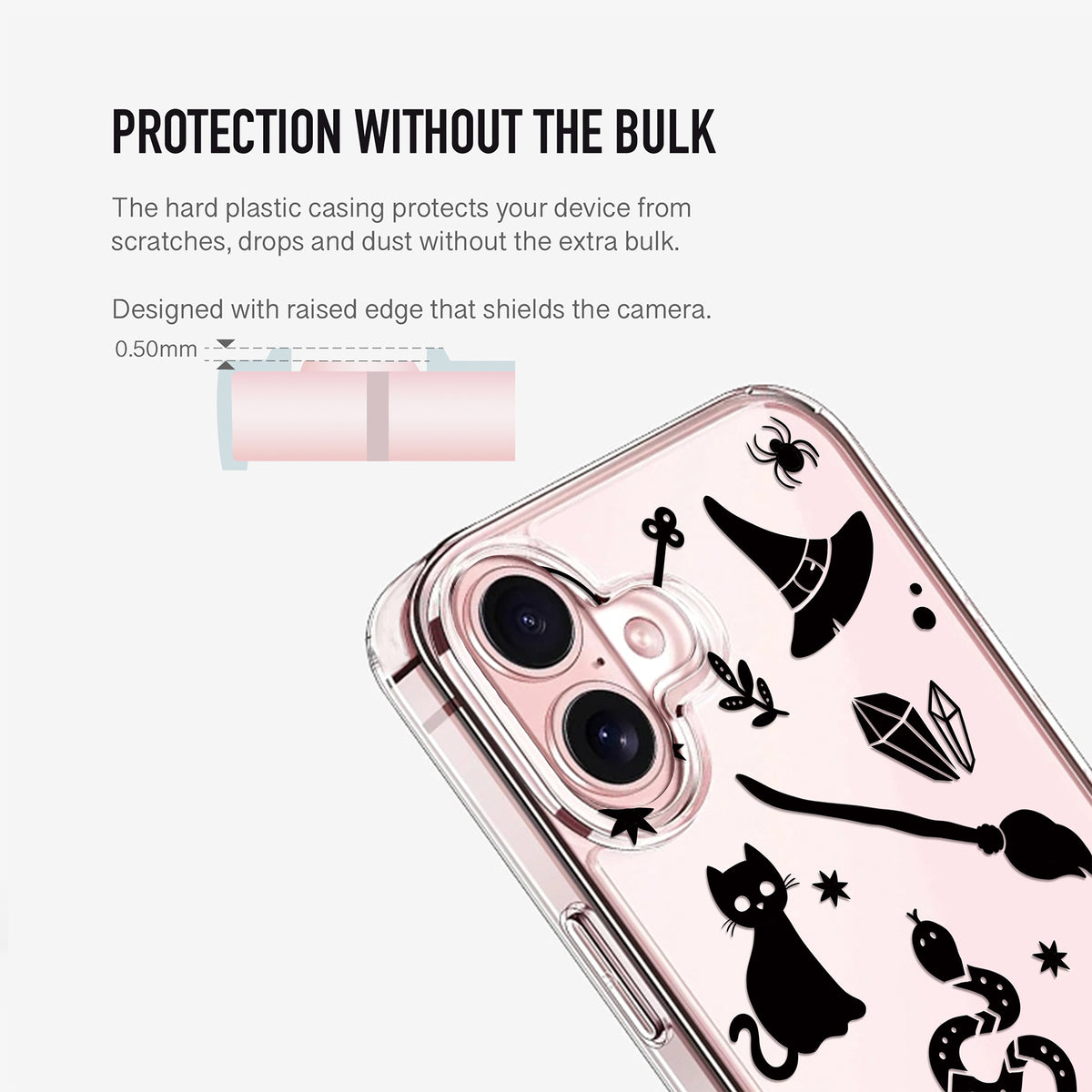 Witch Craft Clear Phone Case
