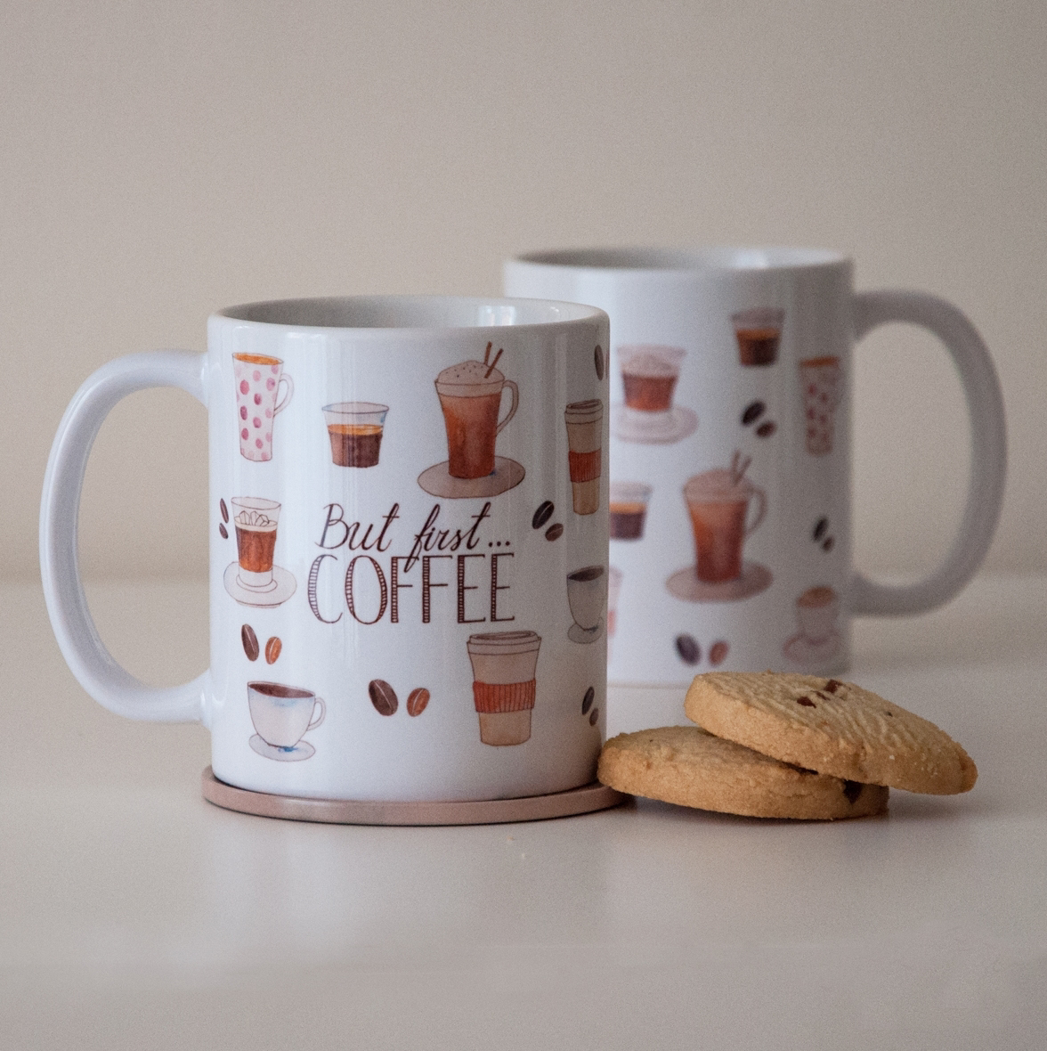 But First Coffee Mug |Dessi Designs. Dessi Designs