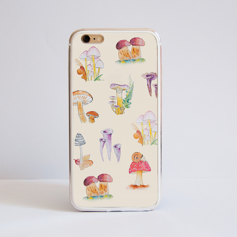 Mushroom Bumper Impact And Slimline Phone Cases Dessi Designs Dessi Designs 5935