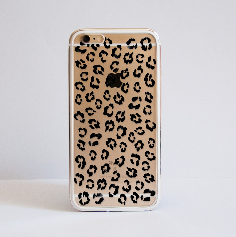 leopard print phone bag