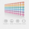 Cute Desk mat with colourful plaid print