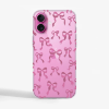 Cute Phone Case with Pink ribbon bows, offering protection and style