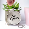 Wedding Keyring with custom name for him